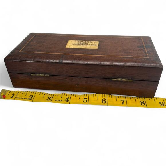 Antique Vintage 1800's Sikes Hydrometers Bar Distillery calculate alcohol proof - Picture 6 of 7